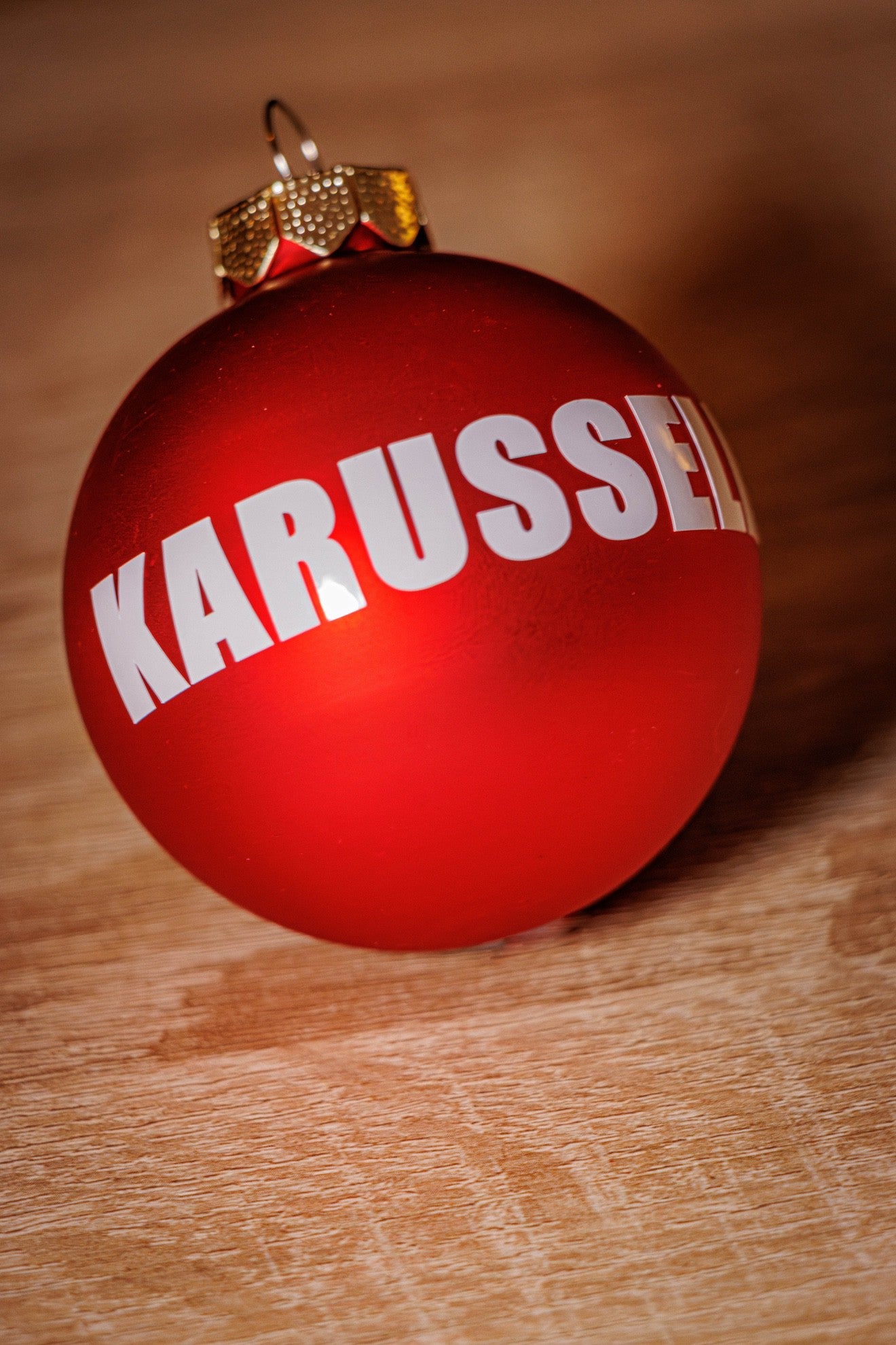 Weihnachtskugel rot | Karussell-Rockband | Limited Edition