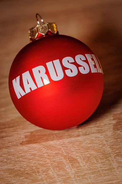 Weihnachtskugel rot | Karussell-Rockband | Limited Edition
