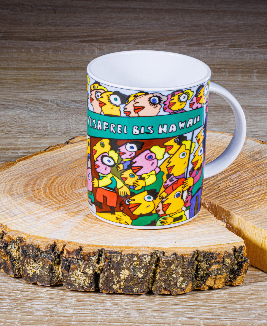 Michael Fischer-Art | Mauerfall-Tasse | Visafrei bis Hawaii