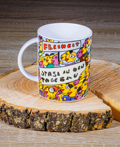 Michael Fischer-Art | Mauerfall-Tasse | Visafrei bis Hawaii