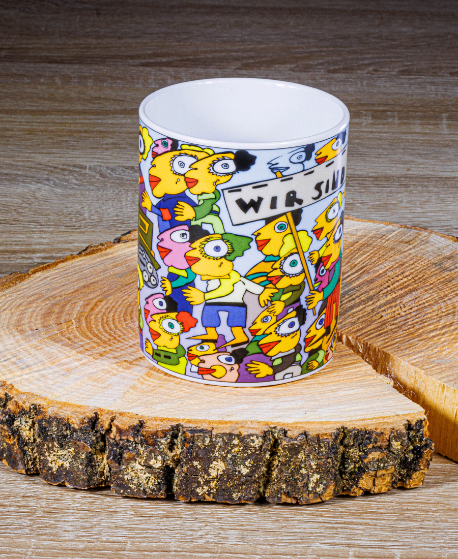 Michael Fischer-Art | Mauerfall-Tasse | Wir sind das Volk