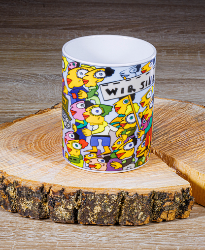 Michael Fischer-Art | Mauerfall-Tasse | Wir sind das Volk