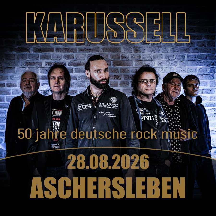 KARUSSELL-ROCKBAND | ASCHERSLEBEN | 28.08.2026