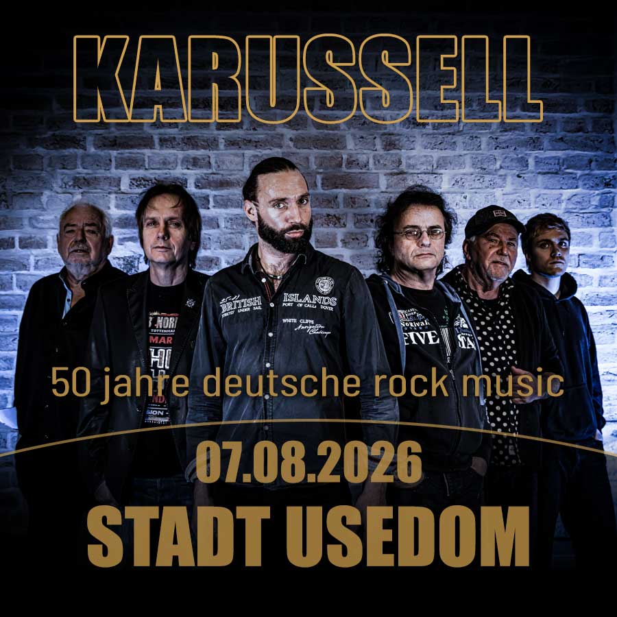 KARUSSELL-ROCKBAND | STADT USEDOM | 07.08.2026