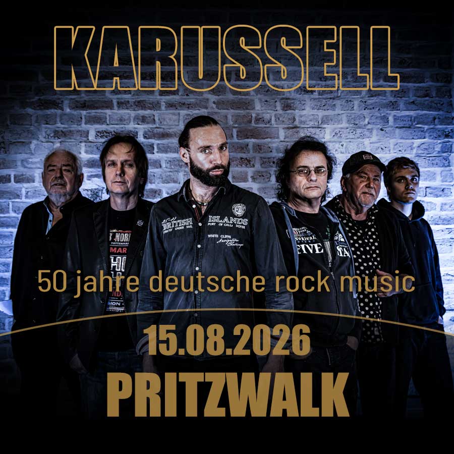 KARUSSELL-ROCKBAND | PRITZWALK | 15.08.2026