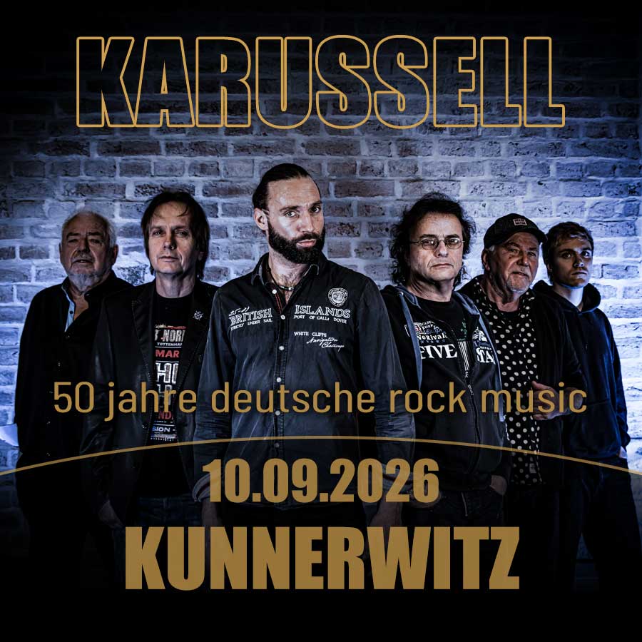 KARUSSELL-ROCKBAND | GÖRLITZ OT KUNNERWITZ | 10.09.2026