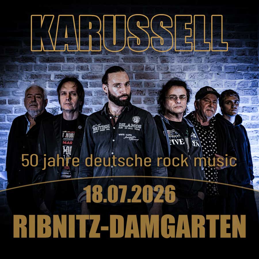 KARUSSELL-ROCKBAND | RIBNITZ-DAMGARTEN | 18.07.2026